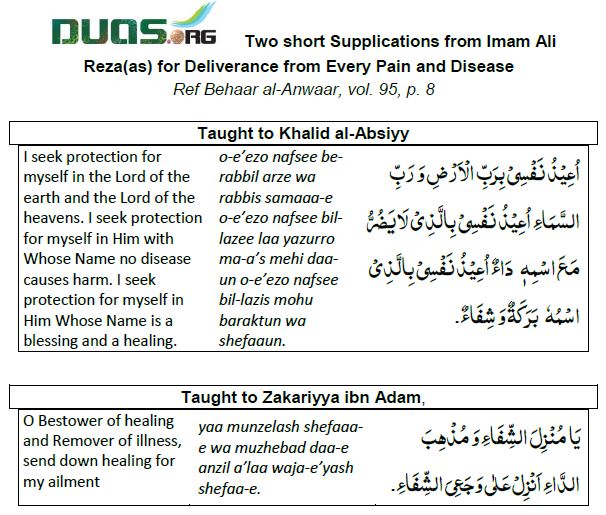duas-for-ailments